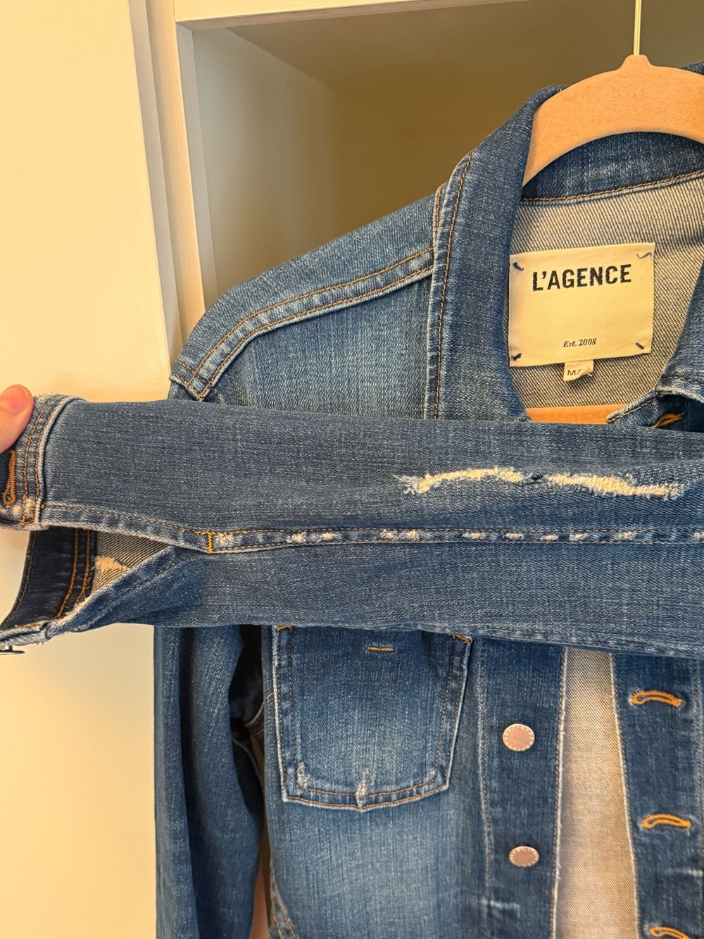 L’Agence Denim Jacket - Picture 4 of 6